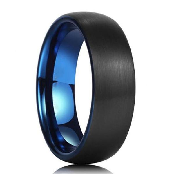 cluster rings tigrade black brushed men tungsten carbide ring 8mm male wedding band with blue inside jewelry, Golden;silver
cluster rings tigrade black brushed men tungsten carbide ring 8mm male wedding band with blue inside jewelry, Golden;silver