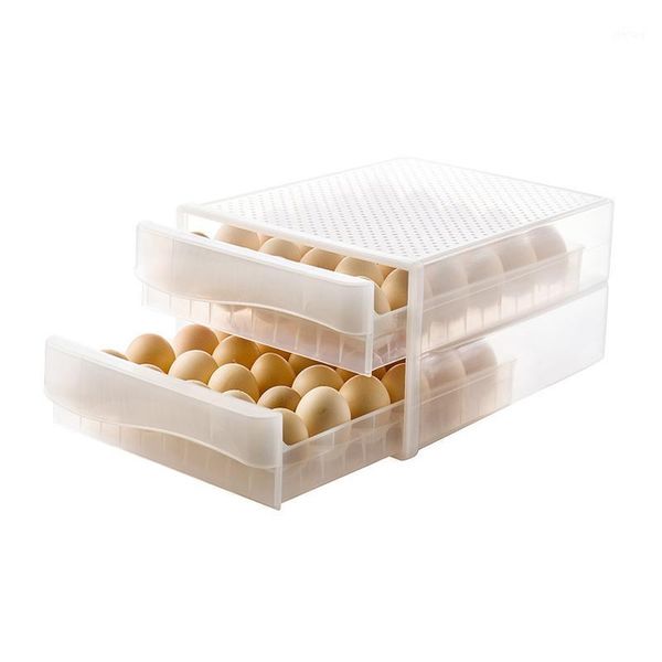 storage bottles & jars kitchen household egg box drawer-type refrigerator organizer plastic dumpling double layer tray
storage bottles & jars kitchen household egg box drawer-type refrigerator organizer plastic dumpling double layer tray