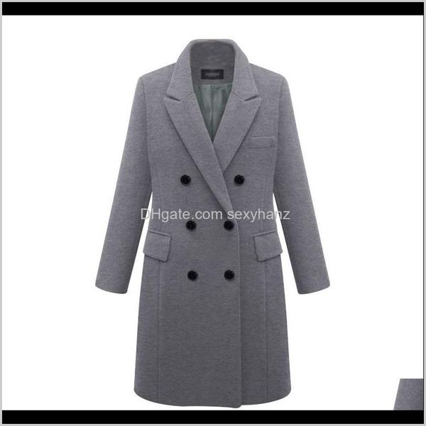 wool blends outerwear & clothing apparel drop delivery 2021 large size windbreaker womens long section warm solid color woolen coat women wi, Black
wool blends outerwear & clothing apparel drop delivery 2021 large size windbreaker womens long section warm solid color woolen coat women wi, Black