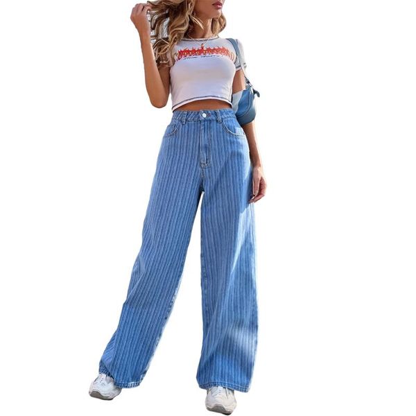 women's jeans women blue ankle-length stripe college all-match casual pockets high waist skinny flare trousers daily style autumn
women's jeans women blue ankle-length stripe college all-match casual pockets high waist skinny flare trousers daily style autumn
