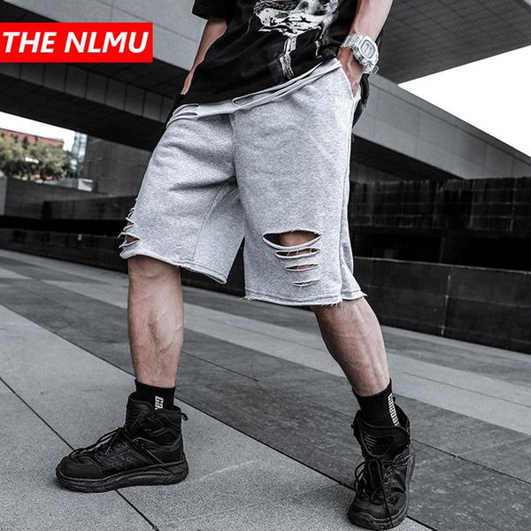 men destroyed ripped hole shorts sweatpants fashion elastic waist joggers short pants summer cool casual wg975 men's, White;black
men destroyed ripped hole shorts sweatpants fashion elastic waist joggers short pants summer cool casual wg975 men's, White;black
