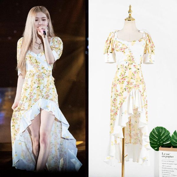 maternity dresses rose park caiying's same style square neck bubble sleeve printed ruffle irregular dress fashion personalized high wais, White
maternity dresses rose park caiying's same style square neck bubble sleeve printed ruffle irregular dress fashion personalized high wais, White