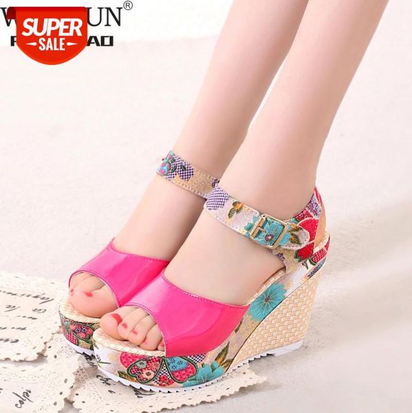 2020 women sandals summer platform wedges casual shoes woman floral super high heels open toe slippers sandalias zapatos mujer #ys9f, Black
2020 women sandals summer platform wedges casual shoes woman floral super high heels open toe slippers sandalias zapatos mujer #ys9f, Black