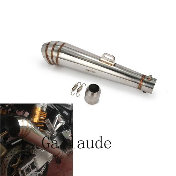 51mm universal motorcycle pipe exhaust muffler stainless steel gp-project atv dirt pit bike system
51mm universal motorcycle pipe exhaust muffler stainless steel gp-project atv dirt pit bike system