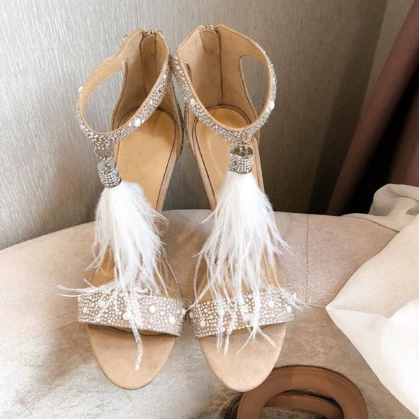 dress shoes fashion brand women's round toe high pumps genuine leather crystal thin heels sandals, Black
dress shoes fashion brand women's round toe high pumps genuine leather crystal thin heels sandals, Black