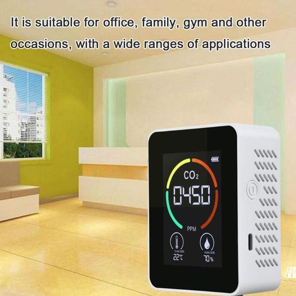 smart home control 3 in 1 carbon dioxide concentration detection thermometer portable hygrometer temperature digital sensor test humidity me
smart home control 3 in 1 carbon dioxide concentration detection thermometer portable hygrometer temperature digital sensor test humidity me