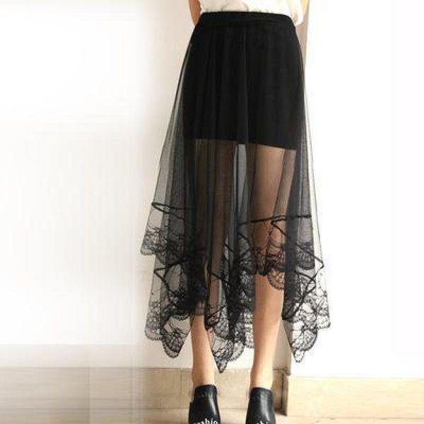 skirts zuolunouba women fashion high waist mesh skirt knee-length lolita party tulle female sweet midi lace pleated, Black
skirts zuolunouba women fashion high waist mesh skirt knee-length lolita party tulle female sweet midi lace pleated, Black