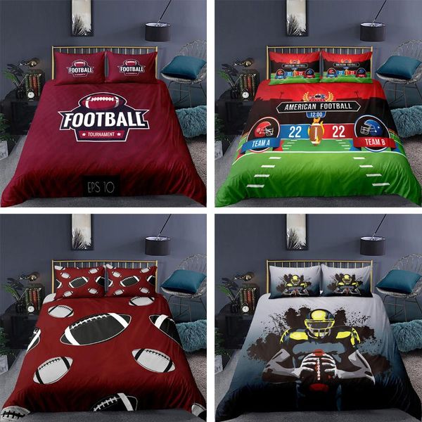 football painting bedding set bedspread 2/3pc boys teens bedroom decor (pillowcase duvet cover) single double size sets
football painting bedding set bedspread 2/3pc boys teens bedroom decor (pillowcase duvet cover) single double size sets