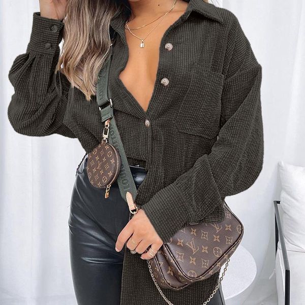 women's vests corduroy coat women autumn winter long sleeve jacket women's pockets turn-down collar button warm overcoat streetwear, Black;white
women's vests corduroy coat women autumn winter long sleeve jacket women's pockets turn-down collar button warm overcoat streetwear, Black;white