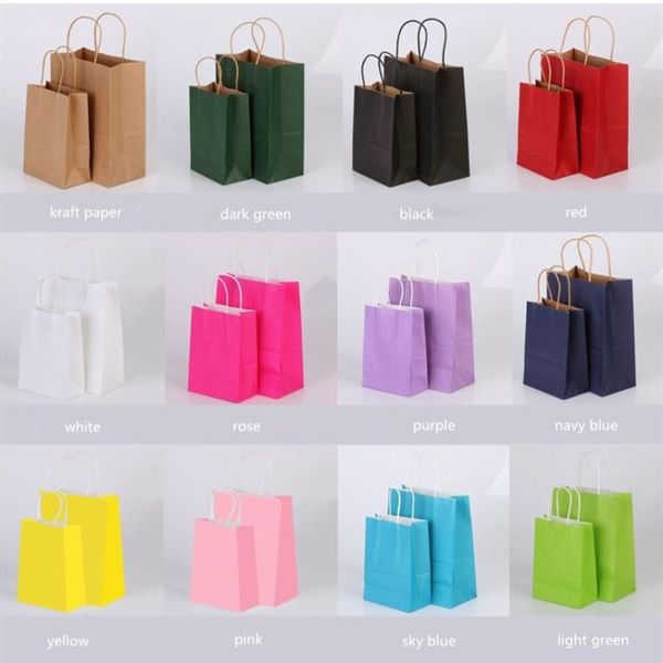 gift wrap 40pcs diy multifunction soft color paper bag with handles 21x15x8cm festival shopping bags kraft
gift wrap 40pcs diy multifunction soft color paper bag with handles 21x15x8cm festival shopping bags kraft
