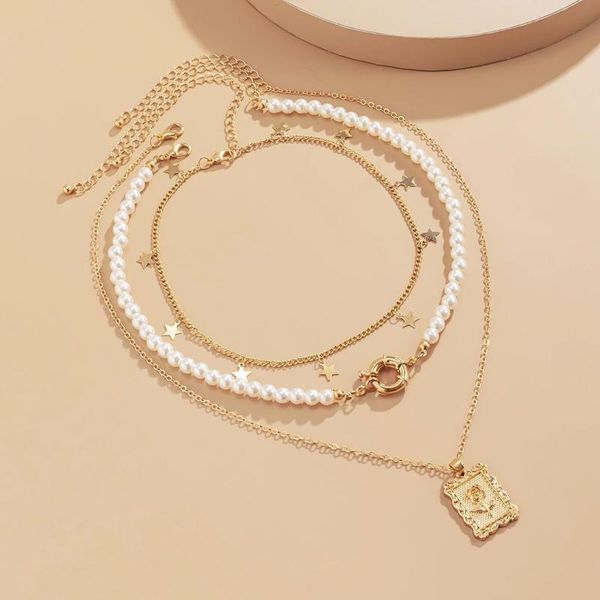 pendant necklaces fashion gold silver color square card rose flower multilayer necklace pearl tassel for women foldable jewerly
pendant necklaces fashion gold silver color square card rose flower multilayer necklace pearl tassel for women foldable jewerly