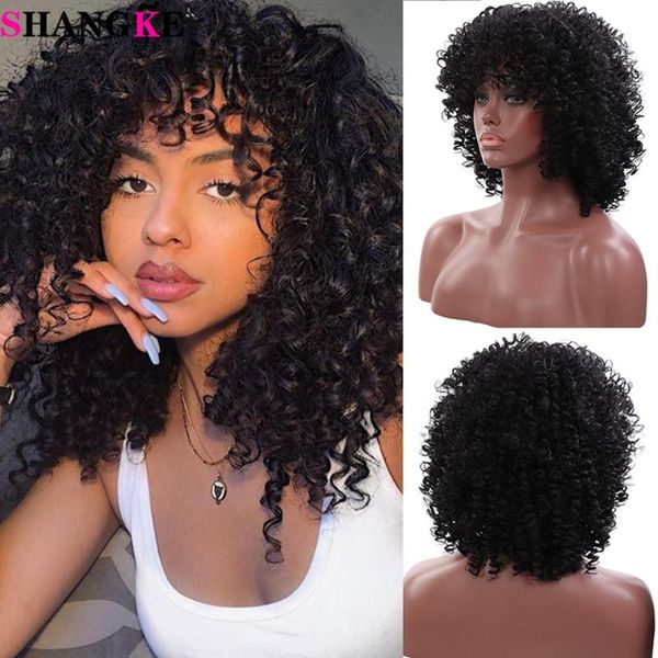 synthetic wigs shangke afro kinky curly for black women high temperature ombre brown natural medium length hair wig
synthetic wigs shangke afro kinky curly for black women high temperature ombre brown natural medium length hair wig