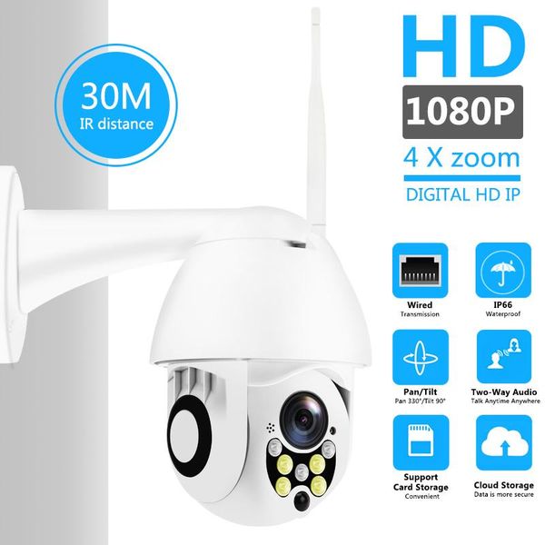 ip camera wifi outdoor speed dome wireless security pan tilt 4x digital zoom 2mp network cctv surveillance cameras
ip camera wifi outdoor speed dome wireless security pan tilt 4x digital zoom 2mp network cctv surveillance cameras