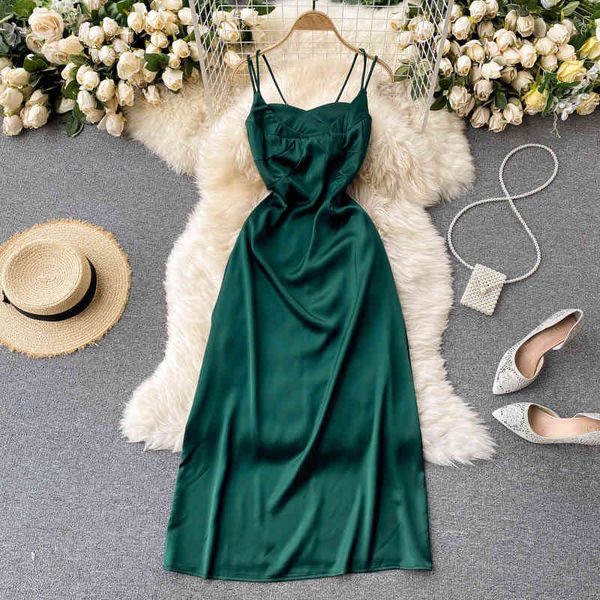 summer female spaghetti strap strapless backless dress elegant women fairy party long high waist slim 210423, Black;gray
summer female spaghetti strap strapless backless dress elegant women fairy party long high waist slim 210423, Black;gray