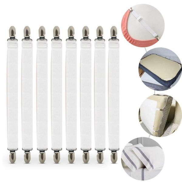 sheets & sets 8 pieces bed sheet straps suspenders adjustable fasteners metal clips elastic grippers for home supplies
sheets & sets 8 pieces bed sheet straps suspenders adjustable fasteners metal clips elastic grippers for home supplies