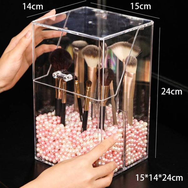 storage boxes & bins cosmetic-organizer box acrylic pearl pencil holder clear case round square polygon makeup brush container
storage boxes & bins cosmetic-organizer box acrylic pearl pencil holder clear case round square polygon makeup brush container