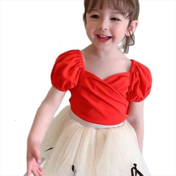 girls summer princess korean childrens short sleeved t shirt baby bottoming kids p4214, Blue
girls summer princess korean childrens short sleeved t shirt baby bottoming kids p4214, Blue
