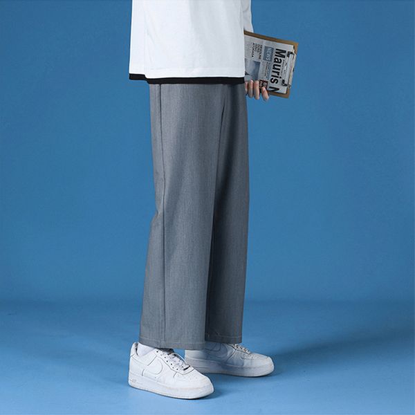 men spring and autumn polyester casual youthful vitalty mid wide leg pants men loose fit korean style drawstring pants men, Black
men spring and autumn polyester casual youthful vitalty mid wide leg pants men loose fit korean style drawstring pants men, Black