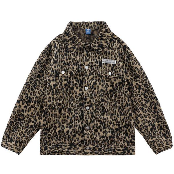 men's jackets mens hip hop oversize retro masculina coats male harajuku leopard jacket single breasted outwear streetwear, Black;brown
men's jackets mens hip hop oversize retro masculina coats male harajuku leopard jacket single breasted outwear streetwear, Black;brown