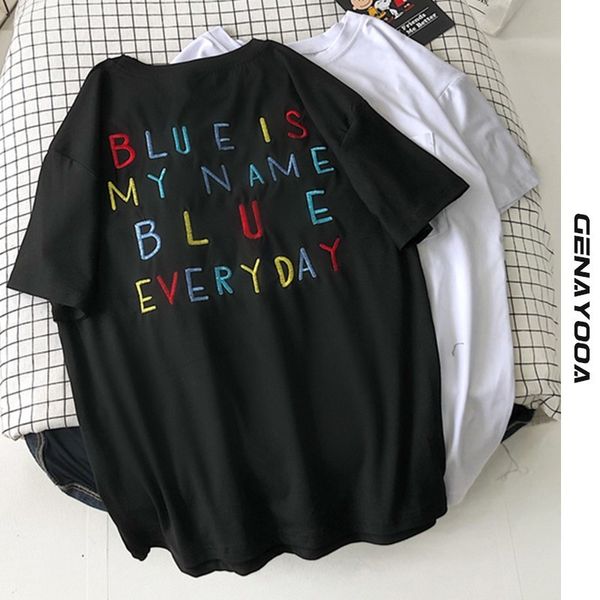 genayooa korean t-shirt women short sleeve tshirt causal cotton embroidery lettle tee femme summer whiter vintage t shirt 210417, White
genayooa korean t-shirt women short sleeve tshirt causal cotton embroidery lettle tee femme summer whiter vintage t shirt 210417, White