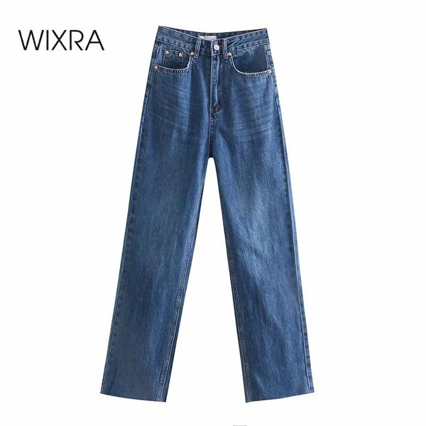 women's jeans wixra pants straight high waist loose autumn spring casual washed mom blue trousers for female
women's jeans wixra pants straight high waist loose autumn spring casual washed mom blue trousers for female