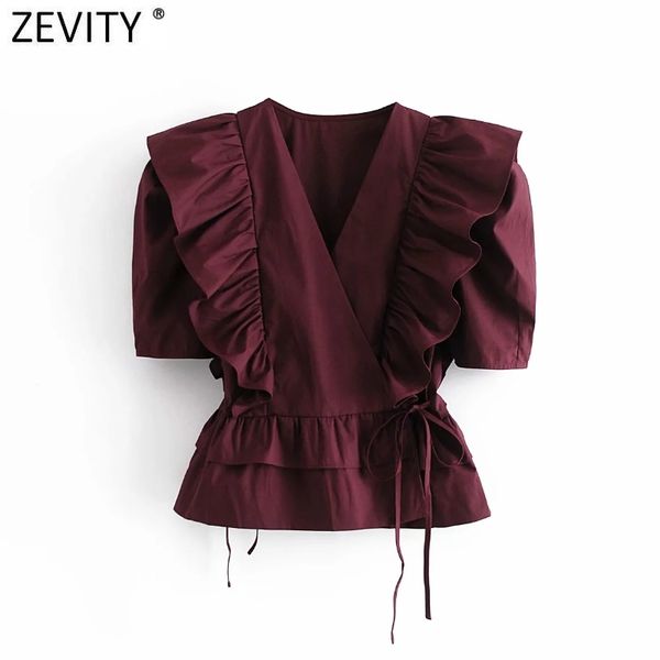 zevity women high street cross v neck solid pleat ruffles smock blouse female puff sleeve chic shirt slim blusas ls9053 210419, White
zevity women high street cross v neck solid pleat ruffles smock blouse female puff sleeve chic shirt slim blusas ls9053 210419, White
