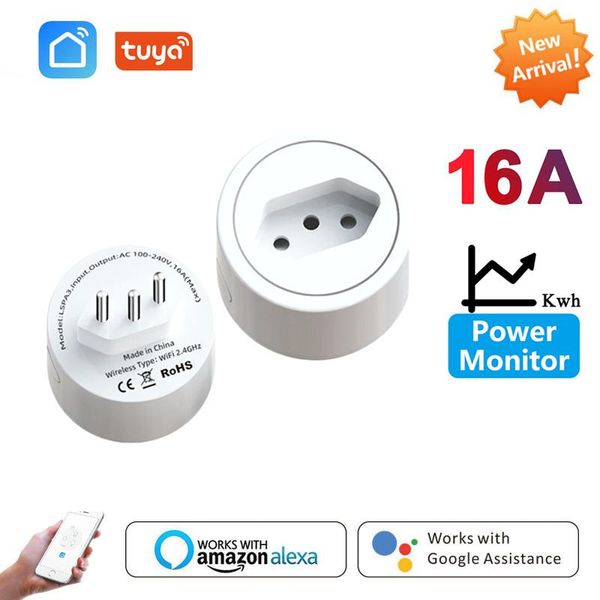 smart power plugs 16a br wifi plug with monitor home wireless socket outlet works alexa google tuya app
smart power plugs 16a br wifi plug with monitor home wireless socket outlet works alexa google tuya app