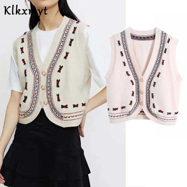 klkxmyt za women fashion hand-crocheted flowers knitted vest sweater vintage v neck sleevless female waistcoat chic 210527, Black;white
klkxmyt za women fashion hand-crocheted flowers knitted vest sweater vintage v neck sleevless female waistcoat chic 210527, Black;white