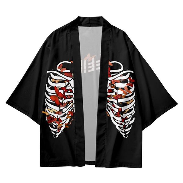 ethnic clothing men's japanese kimono traditional skeleton floral pattern casual loose thin jacket asian cardigan, Red
ethnic clothing men's japanese kimono traditional skeleton floral pattern casual loose thin jacket asian cardigan, Red