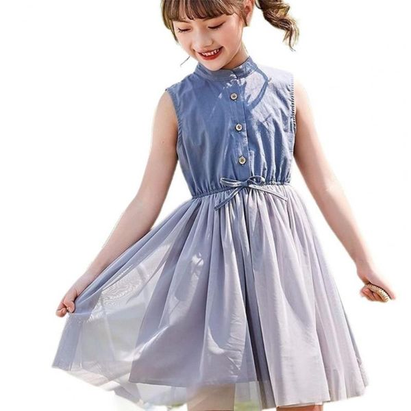 girl's dresses kids dress button half placket high waist elegant girls sleeveless net yarn for birthday party, Red;yellow
girl's dresses kids dress button half placket high waist elegant girls sleeveless net yarn for birthday party, Red;yellow