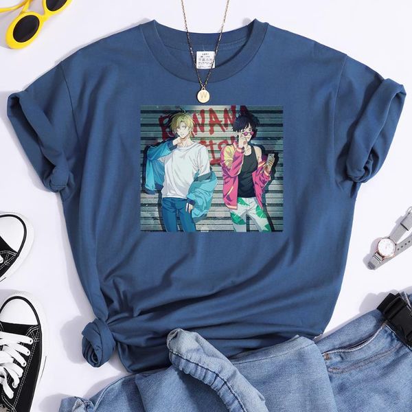 women's t-shirt banana fish funny printing women t shirts creativity size streetwear casual simplicity clothing quality female t-shirts, White
women's t-shirt banana fish funny printing women t shirts creativity size streetwear casual simplicity clothing quality female t-shirts, White
