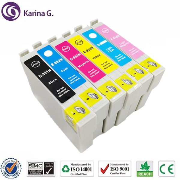ink cartridges compatible cartridge for t0851 t0851n - t0856n suit stylus po 1390 t60 etc.
ink cartridges compatible cartridge for t0851 t0851n - t0856n suit stylus po 1390 t60 etc.