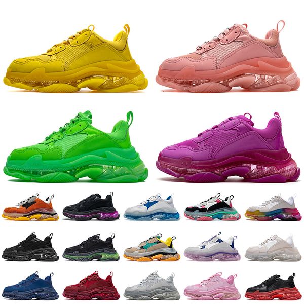 2021 fashion triple s sneakers women mens luxurys designers run shoes crystal bottoms pairs 17fw clear sole vintage white black volt red tra
2021 fashion triple s sneakers women mens luxurys designers run shoes crystal bottoms pairs 17fw clear sole vintage white black volt red tra