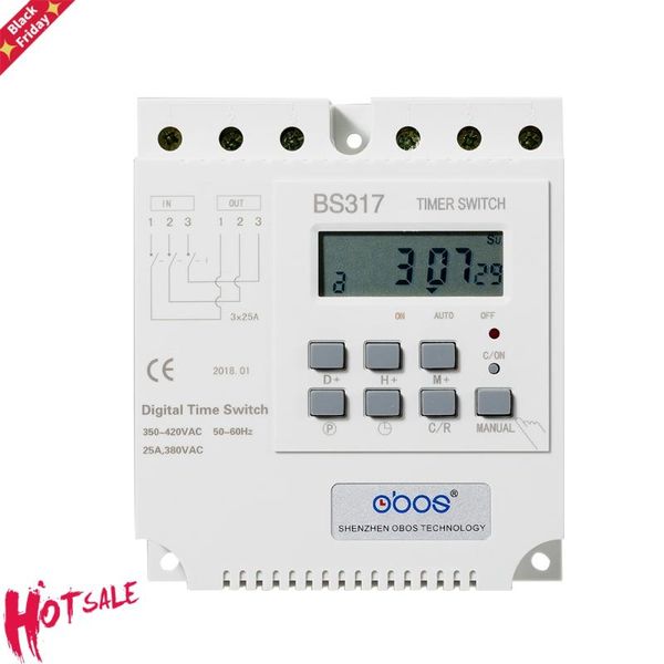 good credit bs317 380v / 25a 16a three-phase timer motor timing control switch 16 times on off timers
good credit bs317 380v / 25a 16a three-phase timer motor timing control switch 16 times on off timers