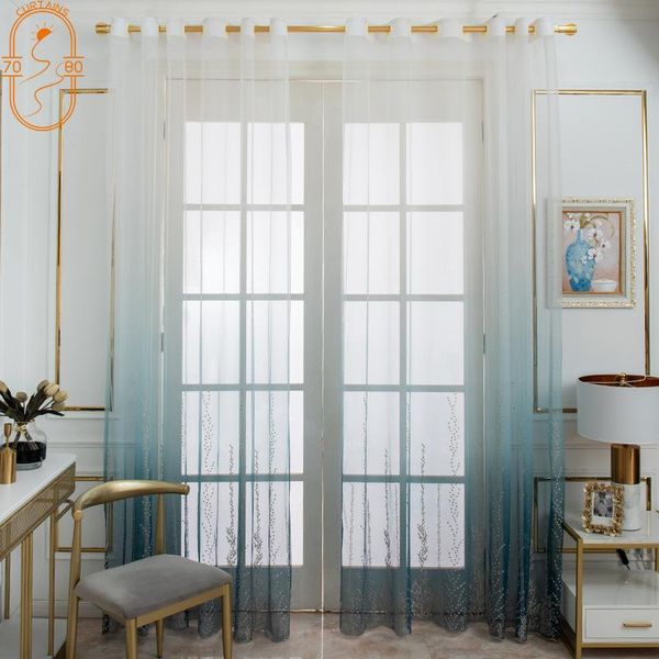 curtain & drapes gradient window screening plant embroidered screen curtains for living room bedroom balcony decorative yarn
curtain & drapes gradient window screening plant embroidered screen curtains for living room bedroom balcony decorative yarn