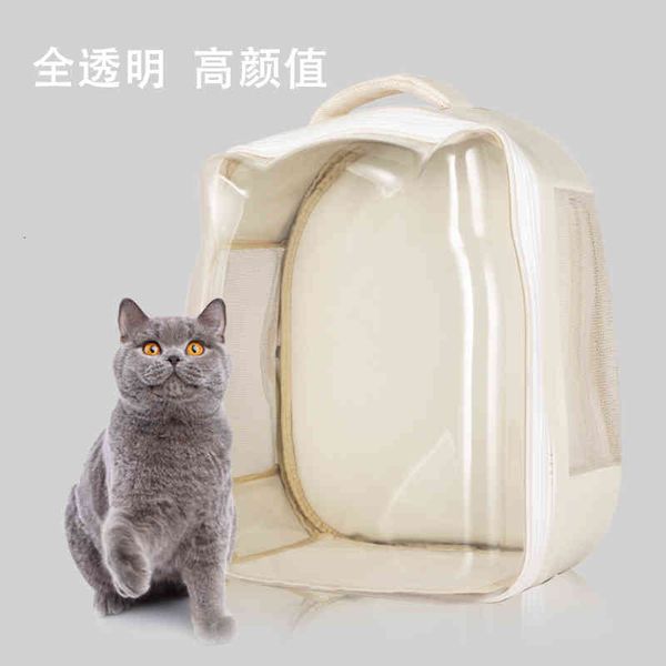 pet bag cat transparent going out portable cage backpack space double shoulder supplies schoolbag, Black;red
pet bag cat transparent going out portable cage backpack space double shoulder supplies schoolbag, Black;red