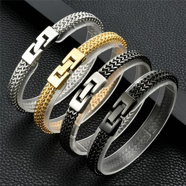 drop stainless steel keel chain silver color bracelet men women on hand fashion charm gifts accessories tennis, Golden;silver
drop stainless steel keel chain silver color bracelet men women on hand fashion charm gifts accessories tennis, Golden;silver