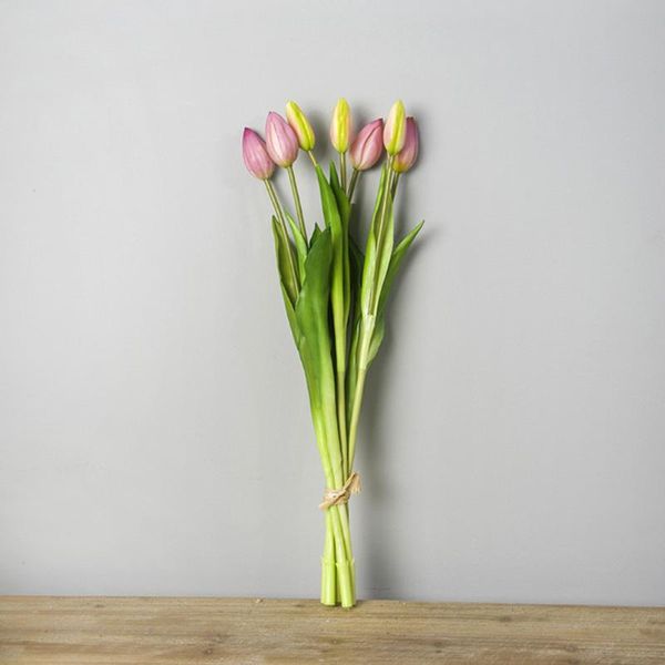 decorative flowers & wreaths 7pcs artificial tulip long stem bouquet real touch simulation mall window decoration fake flower
decorative flowers & wreaths 7pcs artificial tulip long stem bouquet real touch simulation mall window decoration fake flower