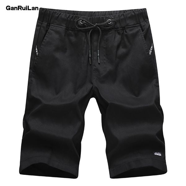 men's shorts streetwear black summer cotton side pocket breeches male elastic waist band casual cargo shorts men b0912 210518, White;black
men's shorts streetwear black summer cotton side pocket breeches male elastic waist band casual cargo shorts men b0912 210518, White;black