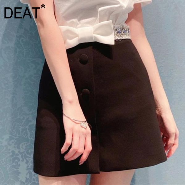 skirts deat high elastic waist half-body skirt women black patchwork bow diamond a-line slim fit fashion tide summer 2021 7e8343
skirts deat high elastic waist half-body skirt women black patchwork bow diamond a-line slim fit fashion tide summer 2021 7e8343