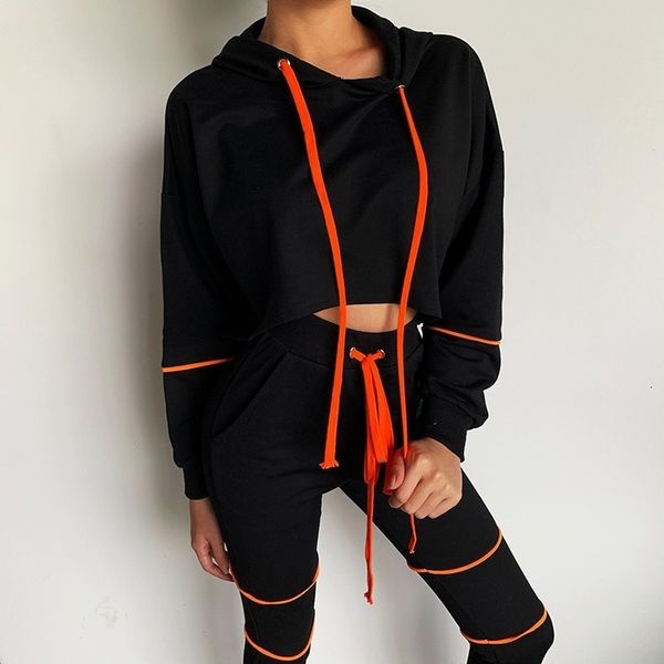women's two piece pants european and american fashion line decoration suit, drawstring spring hooded sweater, casual suit n8123 jf, White
women's two piece pants european and american fashion line decoration suit, drawstring spring hooded sweater, casual suit n8123 jf, White