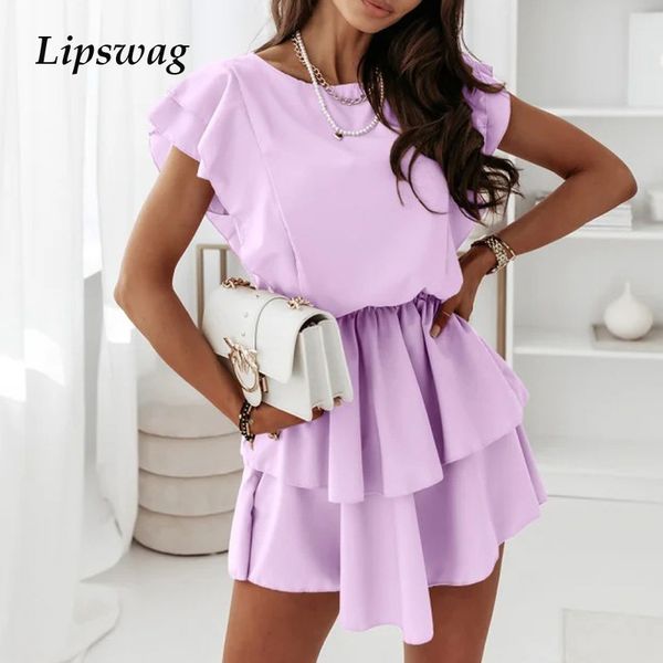 2021 summer elegant o-neck lady party dress casual butterfly sleeve mini dress fashion solid women pleated ruffle dress vestidoshigh quality, Black;gray
2021 summer elegant o-neck lady party dress casual butterfly sleeve mini dress fashion solid women pleated ruffle dress vestidoshigh quality, Black;gray