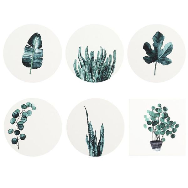 mats & pads 6pcs nordic style green plant pattern ceramic heat insulation cup mat
mats & pads 6pcs nordic style green plant pattern ceramic heat insulation cup mat