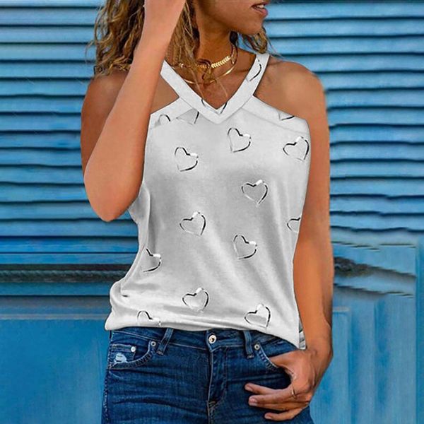 women's tanks & camis women summer halter love heart printed off shoulder vest sleeveless tunic v-neck causal aesthetic graphic tank 2, White
women's tanks & camis women summer halter love heart printed off shoulder vest sleeveless tunic v-neck causal aesthetic graphic tank 2, White