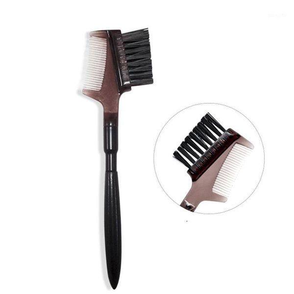 1pcs black single-head eyebrow comb + brush dual-use portable makeup tool1
1pcs black single-head eyebrow comb + brush dual-use portable makeup tool1