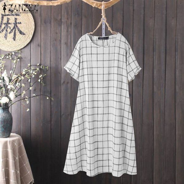 casual dresses fashion plaid v-neck checked loose midi women summer sundress short sleeve robe plus size 3q79, Black;gray
casual dresses fashion plaid v-neck checked loose midi women summer sundress short sleeve robe plus size 3q79, Black;gray