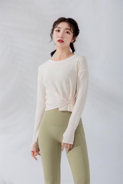 yoga outfit gym wear women's blazer smock t-shirt autumn style slimming comfort solid color long sleeve clothes
yoga outfit gym wear women's blazer smock t-shirt autumn style slimming comfort solid color long sleeve clothes