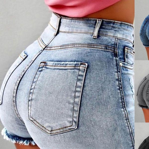 summer jeans high waist womens short denim fringe frayed ripped with pockets, White;black
summer jeans high waist womens short denim fringe frayed ripped with pockets, White;black