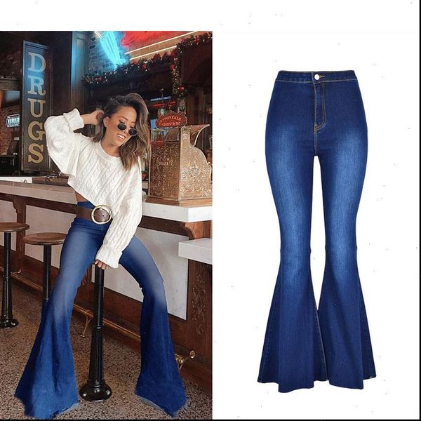 womens jean autumn winter fashion high waist flare jeans for women wide leg pants mom bell bottom denim skinny femme, Blue
womens jean autumn winter fashion high waist flare jeans for women wide leg pants mom bell bottom denim skinny femme, Blue