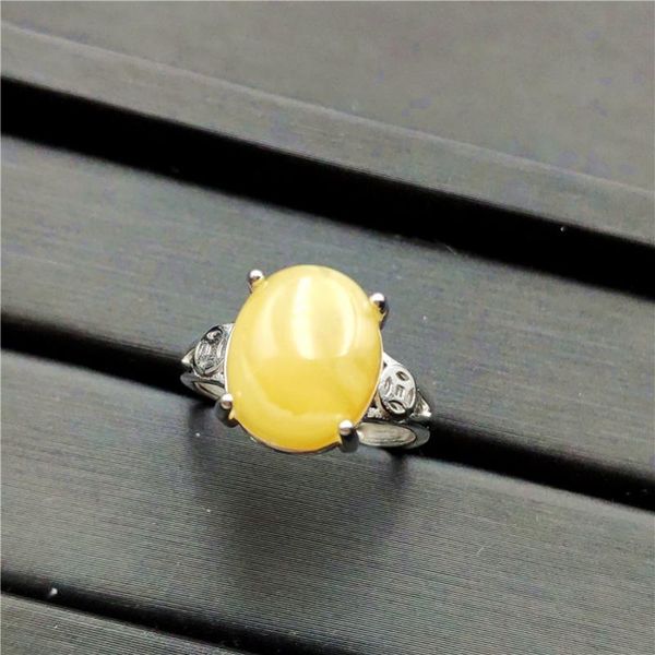 cluster rings natural yellow amber ring unique luxury adjustable 925 sterling silver for women european wind jewelry wedding 13x10mm, Golden;silver
cluster rings natural yellow amber ring unique luxury adjustable 925 sterling silver for women european wind jewelry wedding 13x10mm, Golden;silver